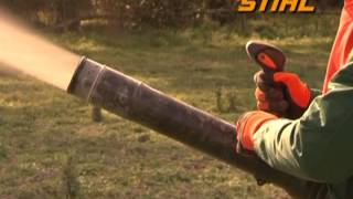 Demostración STIHL taladro BT 45 fumigador SR 450 soplaaspirador SH 86 y fumigador SR 420 [upl. by Cordy]