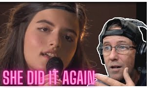 Angelina Jordan  Yellow Brick Road AGT CHAMPIONS 2 REACTION [upl. by Eveiveneg]