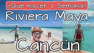 Qué hacer en Cancún 🏖️ Itinerario 1 semana en Riviera Maya ✅ Playas Cenotes Islas Ruinas y más [upl. by Bridie914]