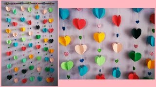 how to make easy paper wall hanging [upl. by Nonohcle73]