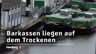 Zu wenig Wasser in der Elbe Schiffsverkehr eingeschränkt [upl. by Tallbott]