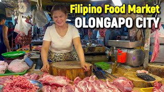 OLONGAPO CITY  PALENGKE TOUR 2023  Filipino Food Market Tour in Zambales Philippines [upl. by Yenettirb738]