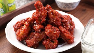 Korean Fried Chicken Yangnyeomtongdak 양념통닭 [upl. by Charlotte]