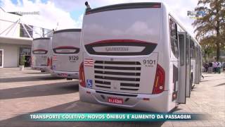 Transporte coletivo novos ônibus e aumento da passagem [upl. by Elihu]