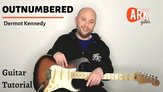 Outnumbered  Dermot Kennedy  Guitar Tutorial  Super Easy Beginner Guitar Song [upl. by Aliet]