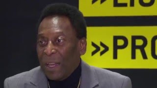 PELÉ INTRODUCES INNOVATIVE GFORM SHIN GUARD TECHNOLOGY [upl. by Nitsyrk]