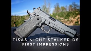 Tisas 1911 Night Stalker DS SF 9MM First Impressions [upl. by Dracir328]