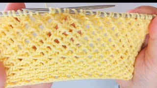 Çok Güzel Ajurlu Şiş Örgü Modeli Yapılışı ✅Bebek Yeleği Anne Yeleği Etol Şal Örneği✅CROCHET PATTERN [upl. by Adnilasor]