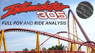 Intimidator 305 FULL POV and RIDEROWSEAT ANALYSIS Which row is the best [upl. by Tychonn]