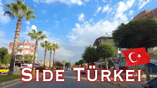 🇹🇷 Beautiful Tour of SIDE  MANAVGAT Türkei November 2023 antalya side sideturkey [upl. by Sinnard]