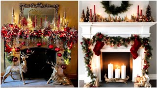 80 CHRISTMAS MANTEL AND FIREPLACE DECOR IDEAS  DECORATION FOR CHRISTMAS  TRENDS AND DESIGNS 2025 [upl. by Crosse413]