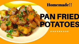 BEST PAN FRIED POTATOESEASY HOMEMADE FRIED POTATOS [upl. by Koziara]