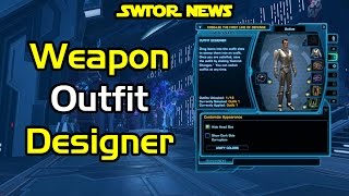 SWTOR News  Weapons In The Outfit Designer JUST CONFIRMED FOR 71 [upl. by Alvy703]