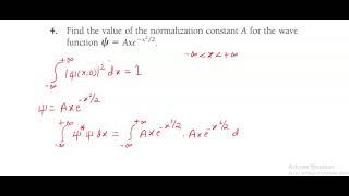 Problem 54 Quantum mechanics concepts of modern physics by Arthur Beiser [upl. by Bryn42]