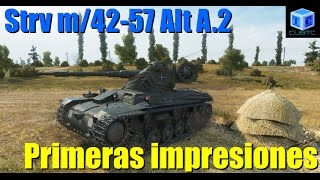 World Of Tanks Español Strv m4257 Alt A 2  Primeras impresiones [upl. by Rowan238]