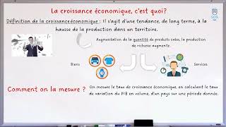 La croissance économique  1 notion en 2 minutes [upl. by Lazarus182]