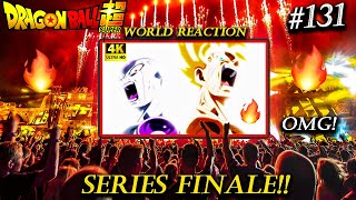 🌎THE WORLDS REACTION TO DBS FINALE🤯Reaction MashupReacciones Masivas🐲DragonBall Super 131 ドラゴンボー [upl. by Airdnna220]