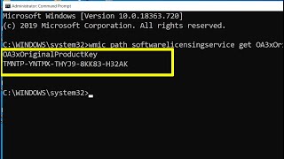 How to Find Your Windows 10 Product Key Using the Command Prompt [upl. by Esac206]