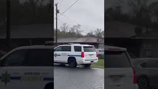 Damage Reported in Tallulah Louisiana After TornadoWarned Storm Passes Through [upl. by Enetsirk138]