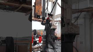 Casing Job Oil and Gas rig casing drilling oil tripping [upl. by Aynatan503]