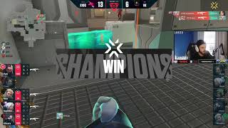 tarik Reacts to X10 won 1st Map against Vivo Keyd in Valorant Champions Berlin  X10 vs Vivo Keyd [upl. by Kriste]