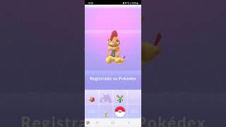 evoluindo Scraggy e Purloin pokémongo [upl. by Frye]