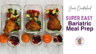 Super Easy Lunch amp Fruit Snack Bariatric Meal Prep with Chicken Thighs amp Mixed Vegetables [upl. by Andrew855]