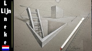 Schaduw en Licht tekenen  Je Perspectief tekening wordt 3D [upl. by Rinee]