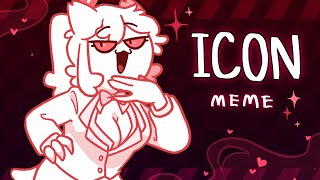 ICON meme  flipaclip [upl. by Ahsirhcal811]