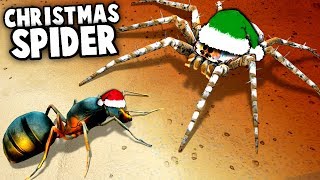 Arachnophobia GIANT SPIDER vs Santa QUEEN ANT Colony Empires of the Undergrowth [upl. by Timmi]