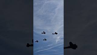 Bristol Blenheim MkI Westland Lysander Mk III x2Gloster Gladiator MkII x2 Duxford 2024 [upl. by Bart]