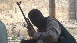 Exclusive video of rebel snipers fighting in Syria [upl. by Ardie]