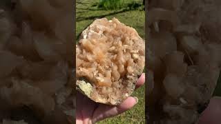 Stilbite Uran Quarry Maharashtra India [upl. by Hauger293]