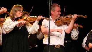 Norwegian folk music Groups playing on Hardanger fiddle [upl. by Aicelav]