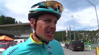 Jakob Fuglsang  Postrace interview  Stage 7  Tour de Suisse 2018 [upl. by Cunningham]