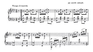 â€śMaple Leaf Ragâ€ť Scott Joplin  MEDIUM TEMPO  P Barton FEURICH piano [upl. by Ramak]