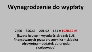 Obliczanie wynagrodzenia pracownika 2020 [upl. by Feola]