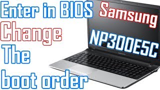 rd 264 How to enter in BIOS and change the boot order for Samsung NP300 laptop [upl. by Sanborn]