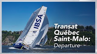 Transat Québec SaintMalo Departure [upl. by Hayn]