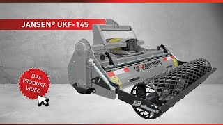 DIE NEUE JANSEN® UKF145 TRAKTOR UMKEHRFRÄSE MIT FEINKRÜMELWALZE [upl. by Selwin]