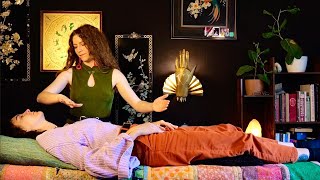 ASMR Reiki  Real Person Energy Healing Session guided meditation soft spoken relaxing music [upl. by Kane]