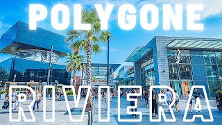 Walk around Polygone Riviera Mall  French Riviera Walking Tour  Nice 4K [upl. by Nnael]