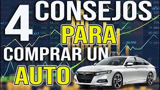 4 CONSEJOS de como AHORRAR al comprar tu AUTO📈💰 [upl. by Zil219]