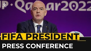 FIFA President Gianni Infantino Press conference [upl. by Nannah599]