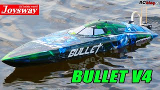 Joysway Bullet V4 Deep Vee Brushless RC Speed Boat [upl. by Ahsuas628]