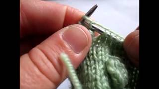 TUTO TRICOT APPRENDRE A TRICOTER DES NOPPES OU MOUCHES [upl. by Accissej]