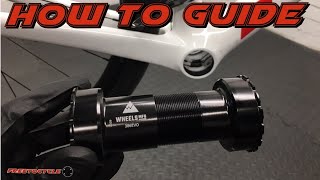 Wheels Manufacturing 386evo Bottom Bracket Fitting Guide [upl. by Pascoe]