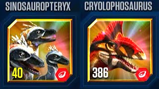 SINOSAUROPTERYX VS CRYOLOPHOSAURUS  HT GAME [upl. by Lizabeth359]