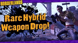 Borderlands  Rare Boom Stick Friendly Fire Hybrid Weapon Drop [upl. by Enilarak239]