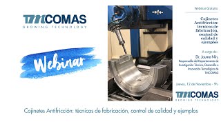 Webinar TMCOMAS Cojinetes Antifricción [upl. by Collins]